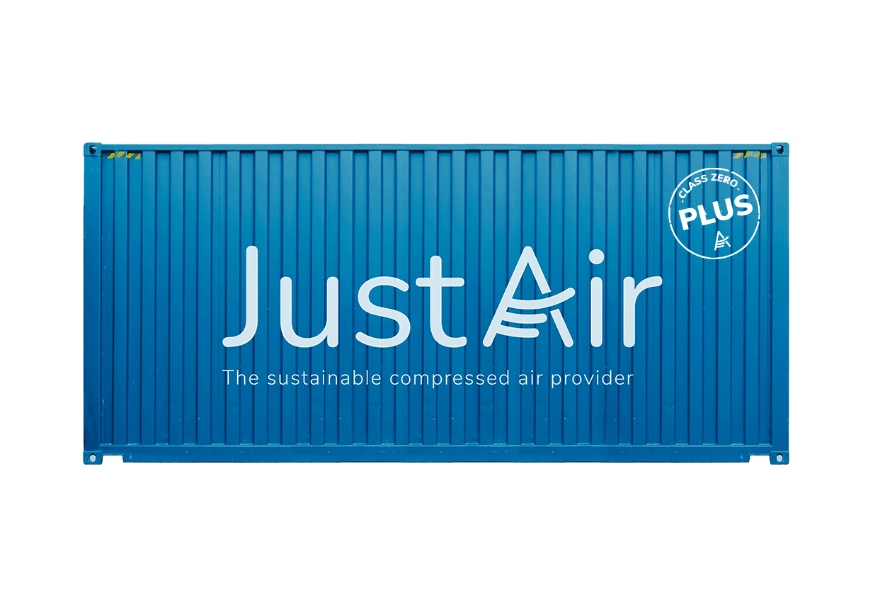 blue container