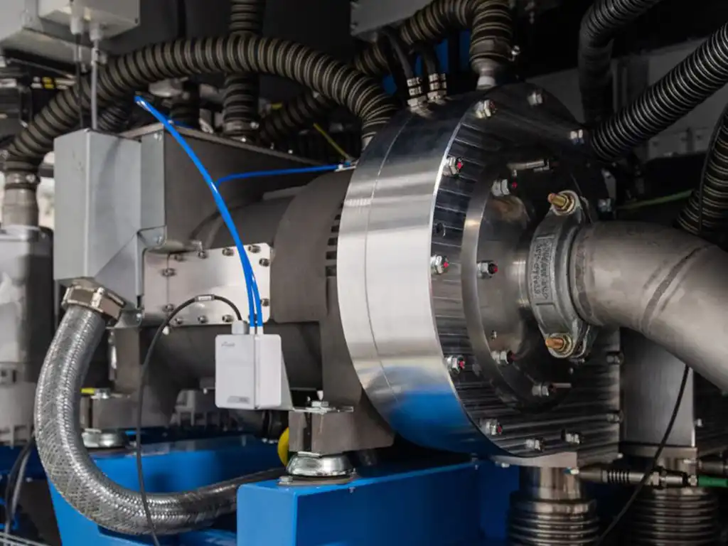 JustAir Tamturbo container – olievrije, onderhoudsvrije VSD-turbocompressor met Touch-Free™ technologie